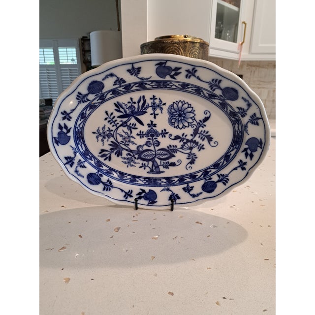 19th Century Porcelain Platter For Sale - Image 12 of 14
