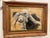 Mid 20th Century Gary Ross Nude Charcoal Drawing in Distressed Wood Frame For Sale In Nashville - Image 6 of 12