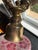 Art Nouveau Early 1900s Baccarat Eglantier (Wild Rose) Pattern Perfume Atomizer For Sale - Image 3 of 9
