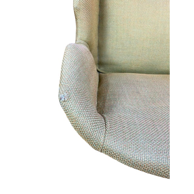 Asparagus Vintage Bentwood Plycraft George Mulhauser Style Swivel Chair For Sale - Image 8 of 12