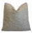 Taupe Western Southwestern Brazilian Cowhide Brown & Cream Feather/Down Pillow For Sale - Image 8 of 9