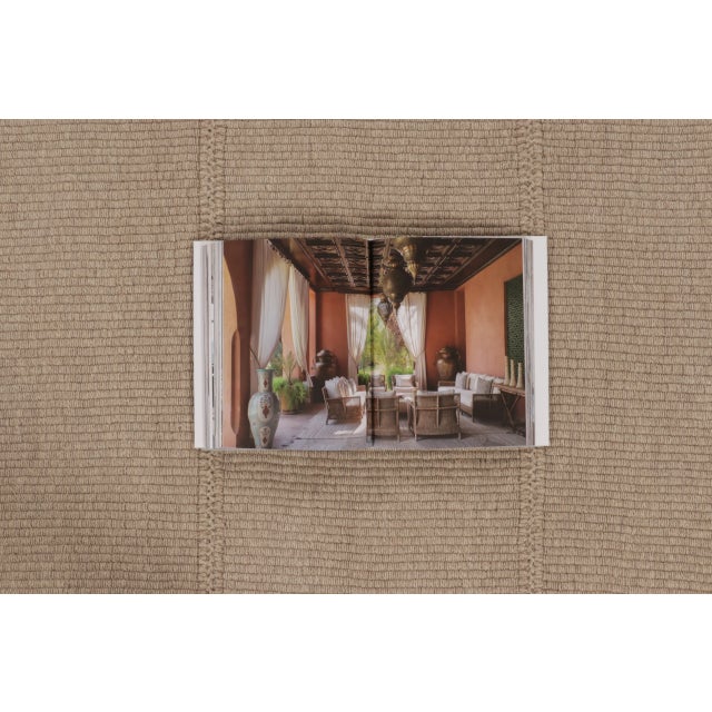 Rug & Kilim's Contemporary Kilim, Beige with Orange Textural Stripes For Sale - Image 9 of 10