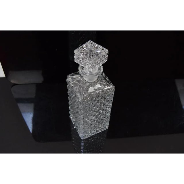 1950s Vintage Crystal Glass Liqueur Decanter, 1950s. For Sale - Image 5 of 9