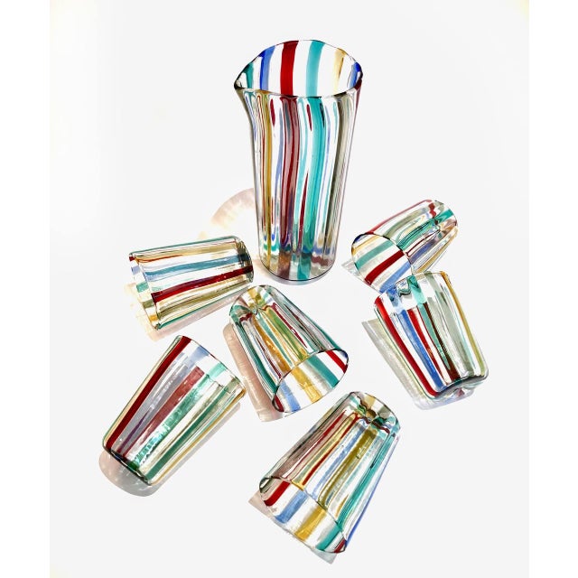 Murano Glasses by Mariana Iskra for Ribes Collectable, 2004, Set of 7 For Sale - Image 14 of 18
