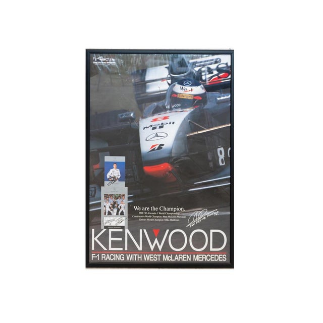 West McLaren Mercedes FIA Formula 1 Poster, 1998 For Sale - Image 14 of 14
