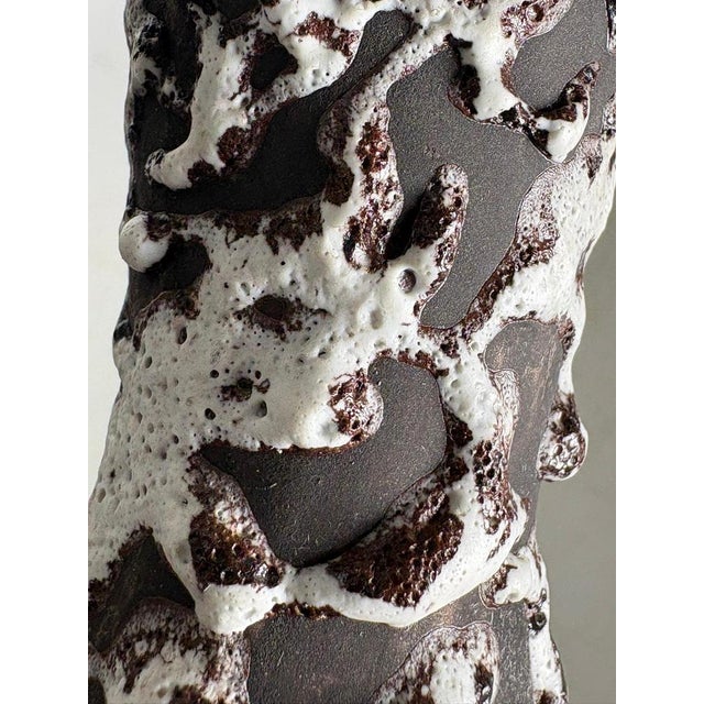 White and Green Vase from Vallauris, France, 1960 For Sale - Image 10 of 13