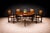 These armchairs are crafted from solid Brazilian rosewood and feature handwoven cane seats and backs, reflecting a...