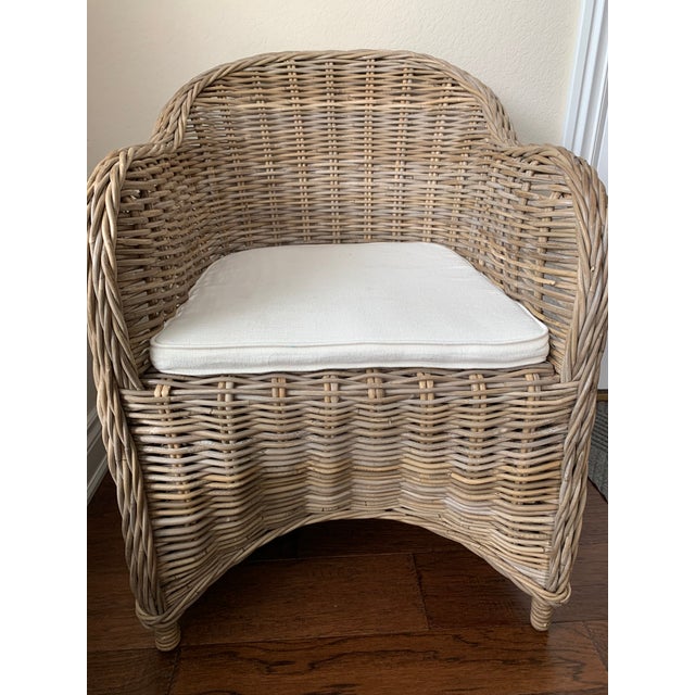 Rattan Valencia Dining Chairs Set Of 4 Chairish