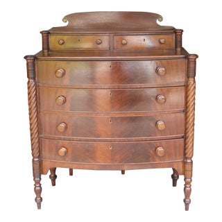 Antique Early-American Wooden Armoire For Sale
