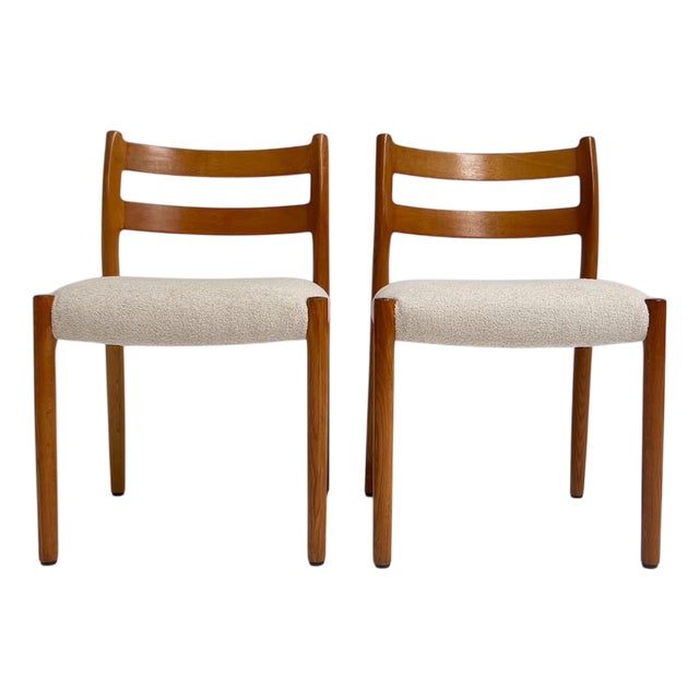 Set of Model 84 Chairs by Niels Otto Møller, 1960s For Sale