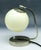 Mid-Century Glass and Metal Bedside Lamp, 1950s For Sale - Image 11 of 11