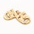 Mid-Century Modern Vintage 14k Gold Comedy & Tragedy Masks Figural Charm for a Bracelet For Sale - Image 3 of 14