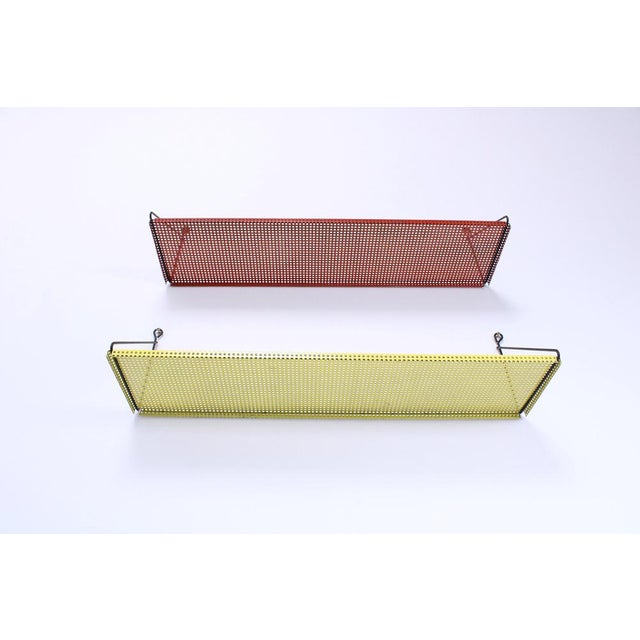 Perforated Metal Wall Racks from Pilastro, 1950s, Set of 2 For Sale - Image 10 of 15