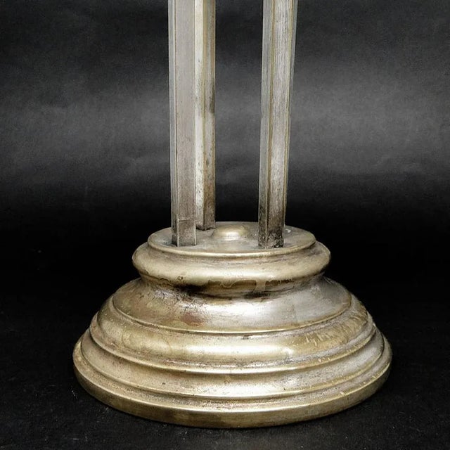 Biedermeier Bowl on Stand, Former Austro-Hungarian Empire, 1890s, in Good conditions. Designed before 1890