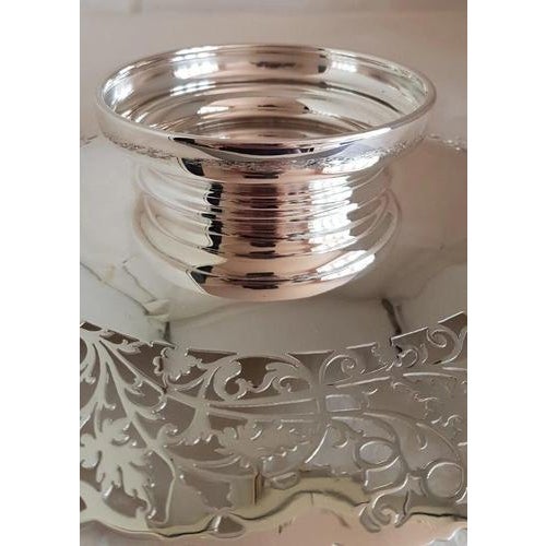 Sterling Silver Cake Stand Compôtier from Lee & Wigfull, Sheffield, 1942 For Sale - Image 15 of 18