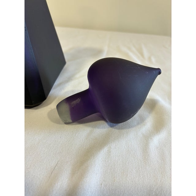 Vintage Amethyst Glass Decanter For Sale - Image 11 of 13