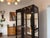 Black Art Nouveau Glass Display Cabinet, 1920s For Sale - Image 8 of 15