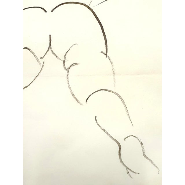 Early 21st Century Young Woman Drawing by Jean Cocteau, 1912 For Sale - Image 5 of 8