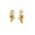 Tiffany and Co. Tiffany & Co. Vintage 18k Yellow Gold San Marco Link Earrings For Sale - Image 4 of 6
