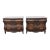 French Heavy Carved Large Nightstands Commodes Small Dressers Chests a Pair 6459 For Sale