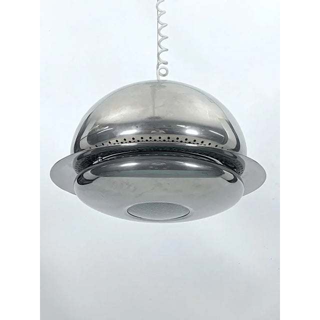 Silver Vintage Nictea Pendant Light by Africa and Tobia for Flos, 1960s For Sale - Image 8 of 12