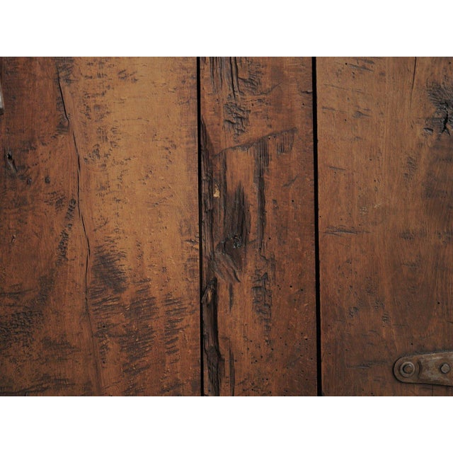 Folk Art Mountain Wall Cabinet in Pine, 1900 For Sale - Image 12 of 13