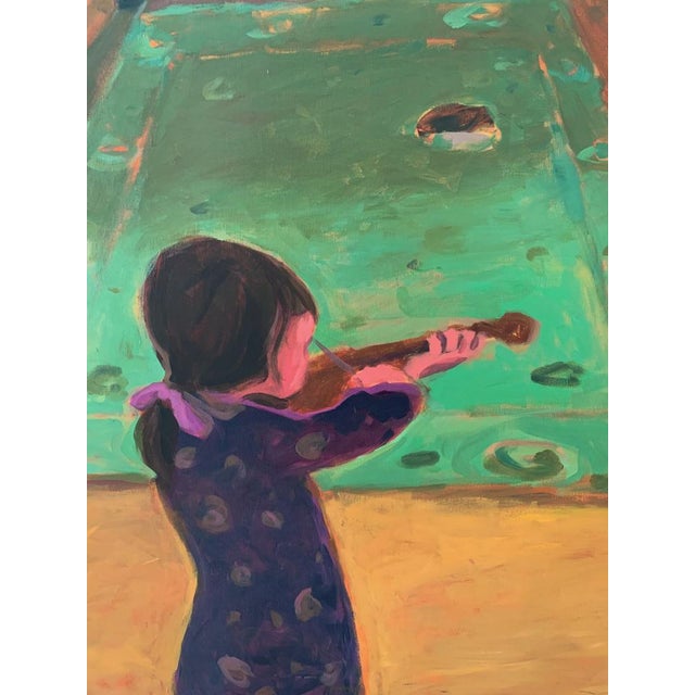 Early 21st Century Monika Rossa, Concert, Oil on Canvas For Sale - Image 5 of 7