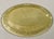 1930’s “Sharon” Yellow Glass Platter For Sale - Image 9 of 9