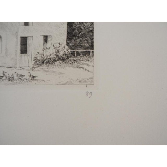 Jean-Emile Laboureur, Farmer’s Landscape, Original Etching For Sale - Image 4 of 7