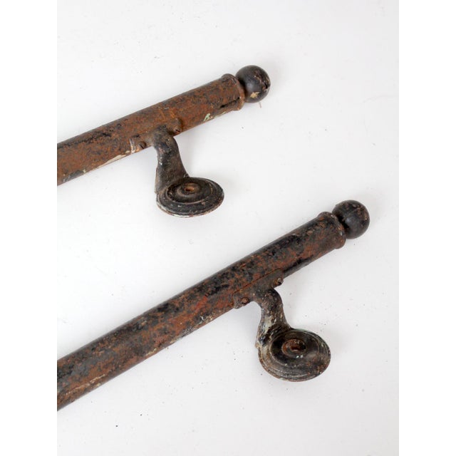 Antique Early 20th Century Iron Architectural Handrails For Sale - Image 18 of 18