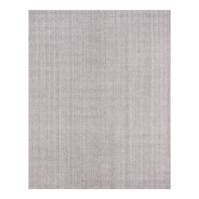 Erin Gates by Momeni Ledgebrook Washington Brown Hand Woven Area Rug - 8′9″ × 11′9″ For Sale