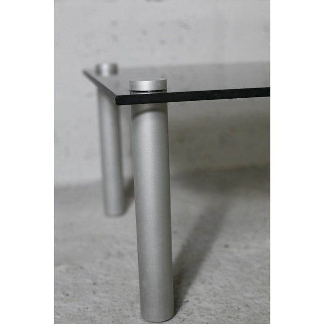 Glass Smoked Glass Coffee Table, 1970s For Sale - Image 7 of 18