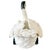 1980s Italian Hand-Painted Ceramic Swan Tureen & Centerpiece in Meissen Style by Chelsea House For Sale - Image 9 of 12