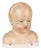 Tuscan Artist, Head of the Infant Jesus (Bambino Gesù), 1790, Polychrome Stucco For Sale