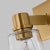 2020s Chapman & Myers by Visual Comfort Studio Alessa 1-Light Sconce in Burnished Brass For Sale - Image 5 of 8