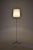 Mid-Century Modern Italian Brass and White Metal Tripod Floor Lamp in the Style of Stilnovo, 1950s For Sale - Image 3 of 9