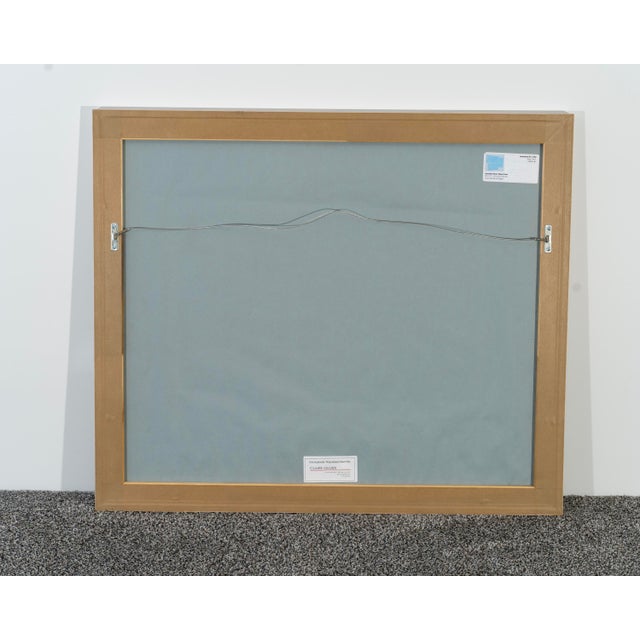 Blue Lines, 2007, Original Jennifer Poon Framed Artwork For Sale - Image 4 of 4