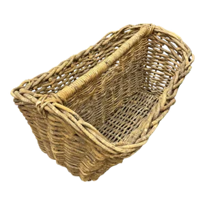 French Woven Wicker Garden Trug