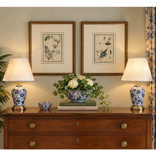 Antique Custom Framed Botanical Engravings - a Pair For Sale - Image 13 of 13