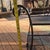 Vintage Outdoor Furniture Table - Wrought Iron Rolling Cart With Shelves For Sale - Image 10 of 10