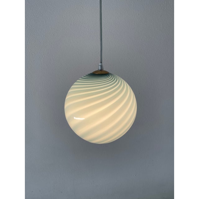 1990s Acquarius 20 Pendant Light in Swirl Glass Rigadin Murano Glass from La Murrina, 1990s For Sale - Image 5 of 18