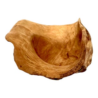 1980s Maple Burl Wood Bowl by Don Stinson For Sale