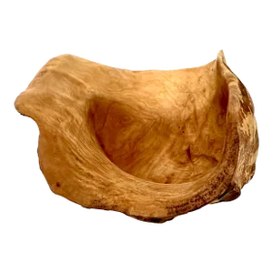 1980s Maple Burl Wood Bowl by Don Stinson
