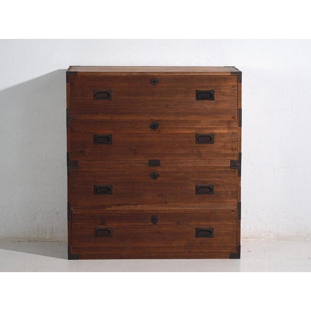 Antique Japanese chest of drawers – Taishō / Showa period (c.1912-1945)Dimensions: Length: 91 cm Depth: 40 cm Height: 99...