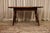 18th C. Spanish Beautifully Rustic Carved-Wood Trestle-Leg Table With Drawers For Sale In Los Angeles - Image 6 of 6