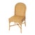 Flora 18.5 in. Seat Height Rattan Dining Side Chair, Natural Rattan For Sale - Image 9 of 9