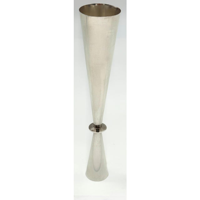 Modernist Double-Ended Jigger in Sterling Silver, Circa 1950s For Sale In West Palm - Image 6 of 9