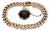 Antique Curb Chain Bracelet With Intaglio Sard Dangle For Sale