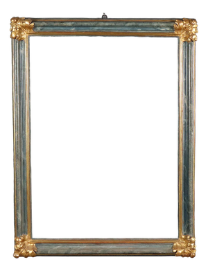 Baroque Painted and Gilded Frame