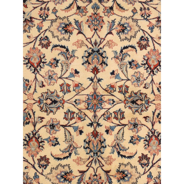 Traditional Antique Persian Mashad Rug 6'7" X 9'9" For Sale - Image 3 of 4